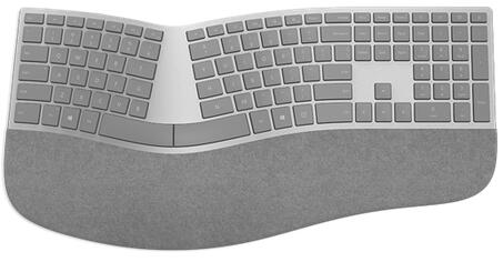 微软 Surface 人体工程学键盘 欧蒂兰材质（灰色）
