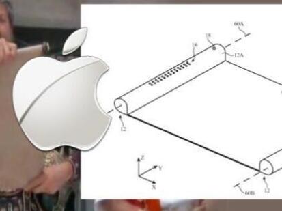 苹果柔性屏技术专利曝光卷轴式新设备