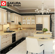 樱花(SAKURA)整体厨房装修定做经典欧式优雅奢华橱柜伊丽莎白