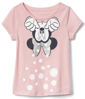 Gap x Disney迪士尼系列纯棉缀饰图案T恤