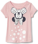 GapXDisney迪士尼系列纯棉缀饰图案T恤