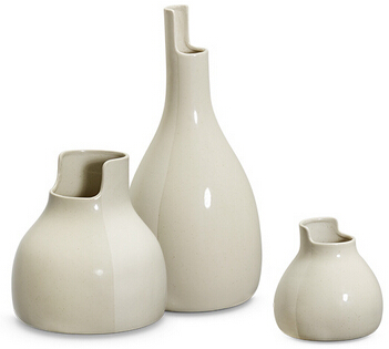 双生陶瓷花瓶｜Contrast Vase