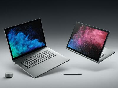 太赞了！微软SurfaceBook2性能是新MBP的两倍