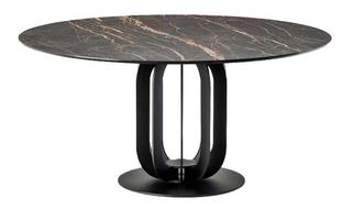 普芬達意式極簡圓餐桌