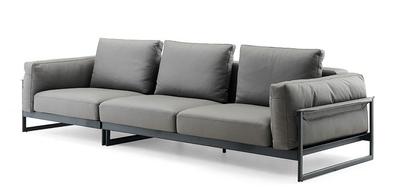 克羅斯現代極簡真皮沙發