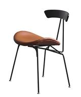 哥特白橡木鑄鐵軟包餐椅