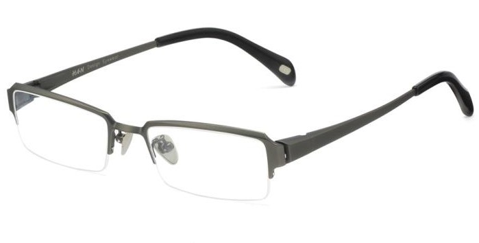 HAN纯钛光学眼镜架-哑枪大码(HD4830L-F12)