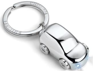 德国PhilippiLED发光小汽车钥匙扣273002(银色)