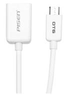 品勝OTG線(400mm)安卓擴充外接設備用MicroUSB【白色】