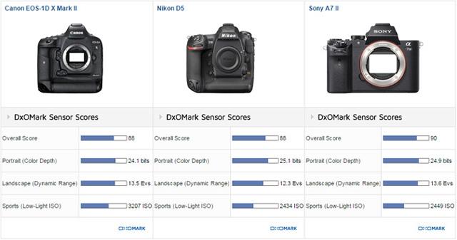 佳能1DX Mark II传感器测试：旗舰当之无愧！