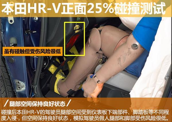 本田SUV繽致碰撞測試：側(cè)撞B柱直接斷 