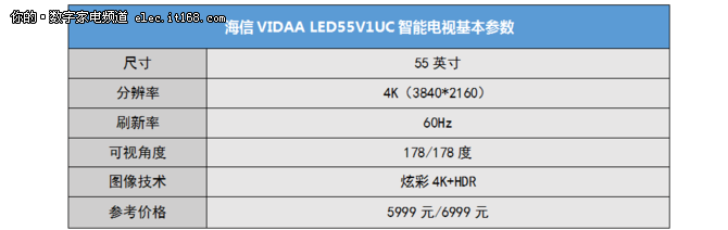 突破常規 海信LED55V1UC智能電視評測