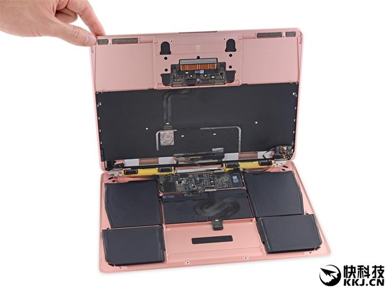闪亮的玫瑰金！苹果12寸全新MacBook完全拆解
