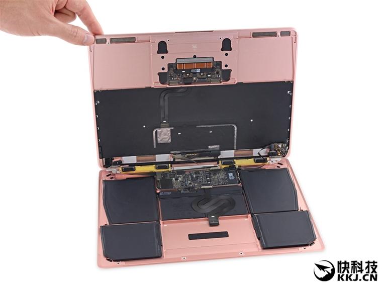 閃亮的玫瑰金！蘋果12寸全新MacBook完全拆解