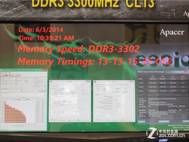 顶级超频内存 单条8GB DDR3狂飙3300MHz 