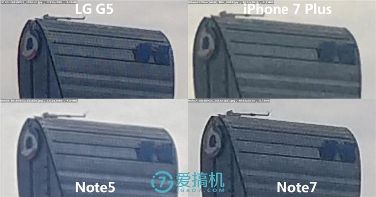 iPhone 7 Plus/Note7/Note5/G5拍照對比 誰最強？