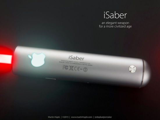 星戰(zhàn)味十足 蘋果激光劍iSaber概念圖賞