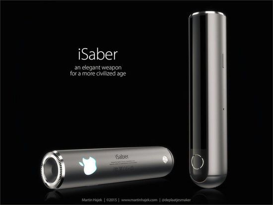 星戰(zhàn)味十足 蘋果激光劍iSaber概念圖賞