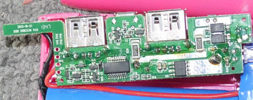 SSK飚王SRBC536移動電源拆解圖PCBA板子