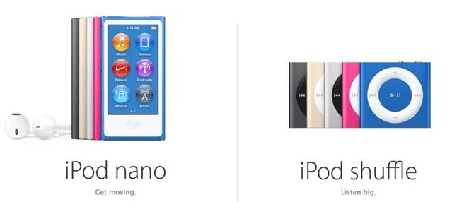 iPod Nano/Shuffle无法使用Apple Music 