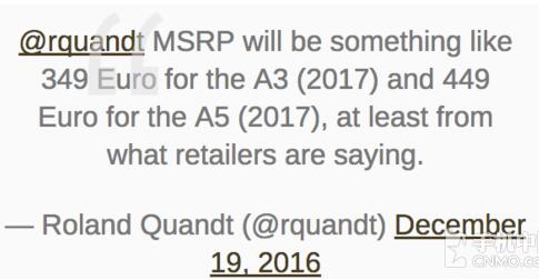 17版三星A3/A5下月欧洲开卖 售价2522元起