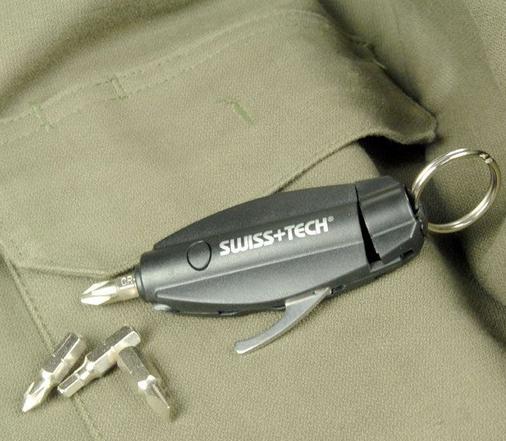 Swiss Tech 紧凑型多用途螺丝刀 7 合 1 工具
