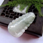 純天然緬甸a貨冰瑩飄花翡翠節(jié)節(jié)高掛件