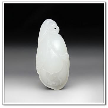 和田白玉掛件花卉(一口價)