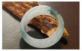 天然翡翠戒指-翠點凝香老坑冰種飄花圓潤清新靈秀指環