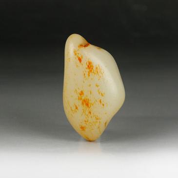 新疆天然和田玉白玉籽料原石38.8g專柜正品包郵
