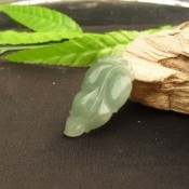 翡翠冰種樹葉吊墜&金枝玉葉&事業(yè)有成