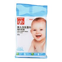 好孩子海洋水潤嬰兒衛生濕巾25P*4連包U3206