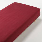 棉法兰绒床罩160×200×18-28cm用/红色