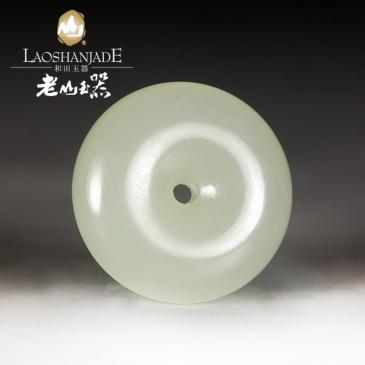 和田玉平安扣掛件和田玉吊墜玉質細膩