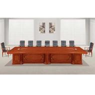实木贴皮油漆会议桌大型会议桌20人会客桌