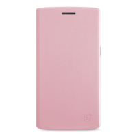 一加手机1简约时尚保护套(粉色)