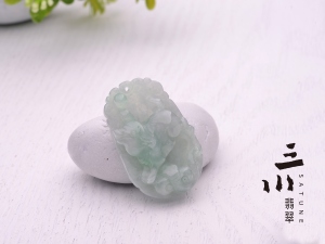 天然A貨翡翠生肖豬