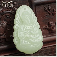 屬龍屬蛇本命佛玉器禮品★中號和田老玉普賢菩薩玉墜★生肖轉(zhuǎn)運吊墜飾品