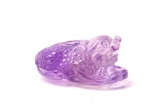 天然紫水晶貔貅吊墜★精美女款水晶皮休飾品★招財護身保平安