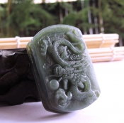 天然新疆和田青玉龍騰四海玉石腰扣皮帶扣/護(hù)身辟邪腰帶扣腰飾腰牌/和田玉青玉龍牌/玉緣軒正品