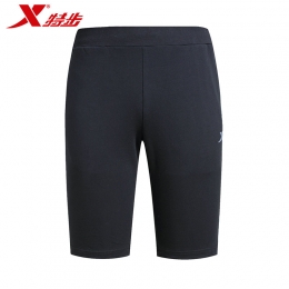 特步夏季新品男子運(yùn)動(dòng)褲休閑舒適中褲984229610132