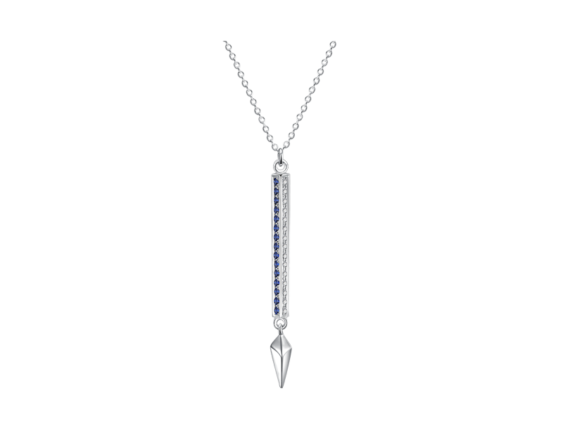 白18K金钻石宝石项链炫动系列-MS-NWVA-00202