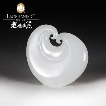 和田玉掛件花卉掛件吊墜