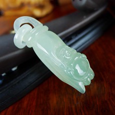 天然翡翠冰種吊墜★佛手來財★招財辟邪保平安