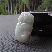 緬甸翡翠A貨福在眼前吊墜掛件