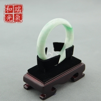 瑞氣和光天然翡翠A貨玉鐲正品冰糯種飄綠高檔手鐲帶證書送禮物女手鐲