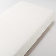 麻平织床罩180×200×18-28cm用/本白色