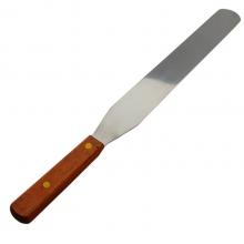 Ukoeo烘焙工具9寸木柄不锈钢奶油抹刀裱花刀刮平刀抹刀