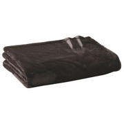 保暖纤维厚毛毯/D/棕色180×200cm