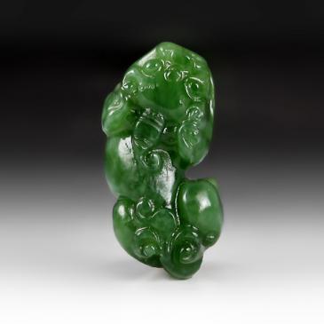 新疆天然和田碧玉掛件貔貅正品全國包郵